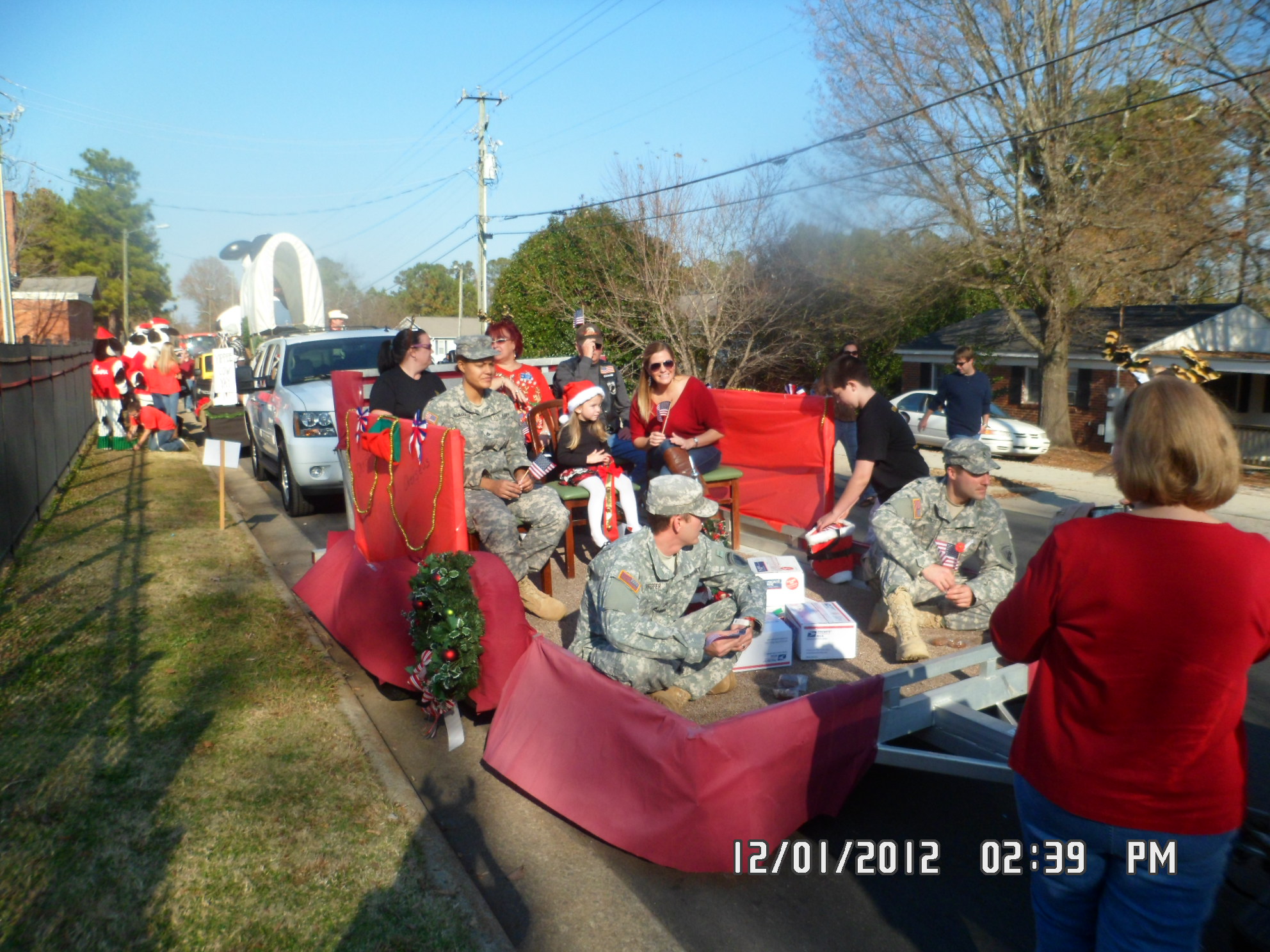 Pix of our VFW Parade float